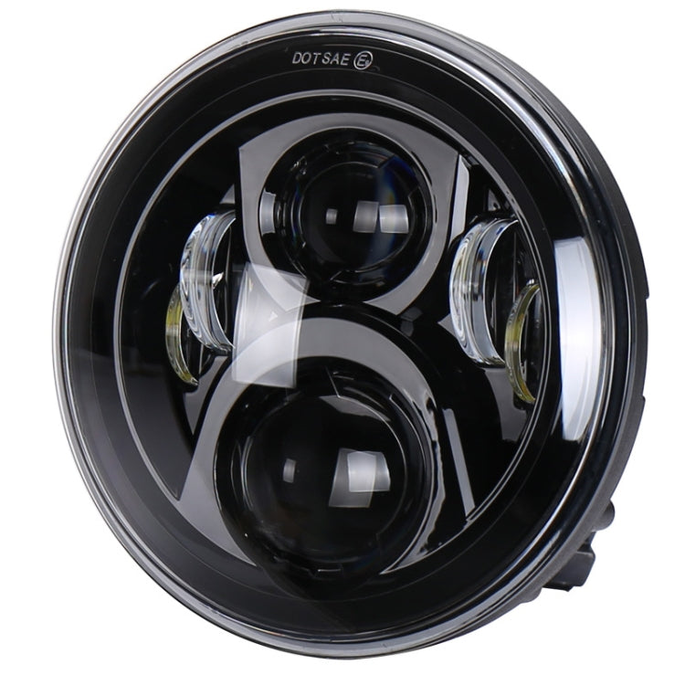 7 inch Round LED Motorcycle Headlight Modified Spotlight for Honda(Black) - Headlights by PMC TechLife | Online Shopping South Africa | PMC TechLife | Buy Now Pay Later Mobicred