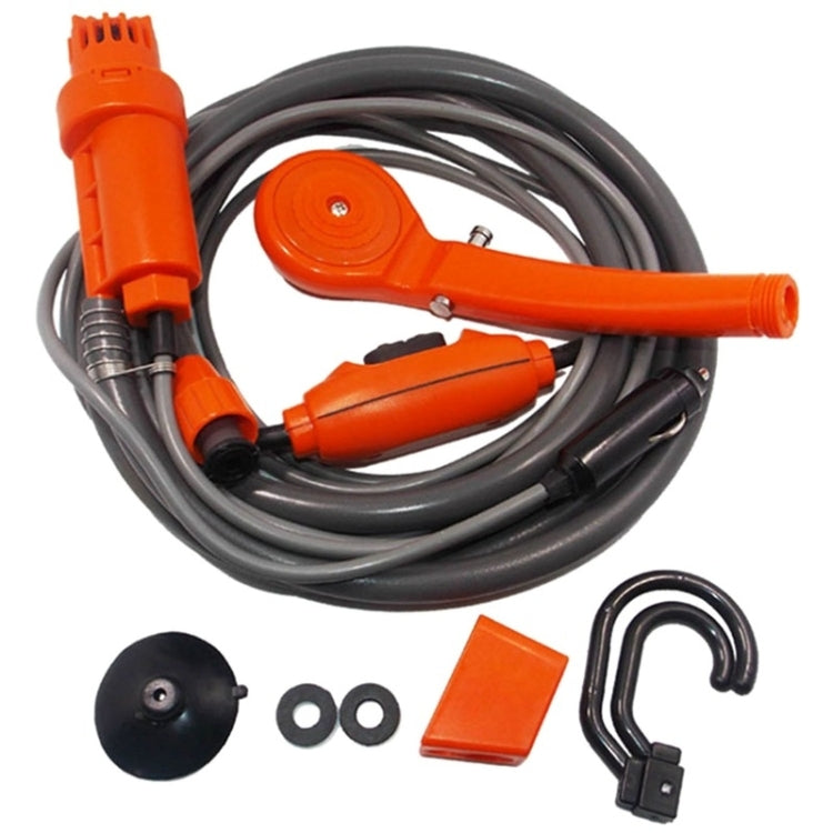 12V Portable Outdoor Car Electric Shower Sprinkler Washer (Orange) - Car washing supplies by PMC Jewellery | Online Shopping South Africa | PMC Jewellery | Buy Now Pay Later Mobicred