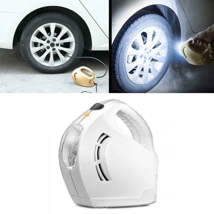DC 12V 100W Four In One Portable  Car Tire Pump Inflatable Pump(White) - Inflatable Pump by PMC TechLife | Online Shopping South Africa | PMC TechLife