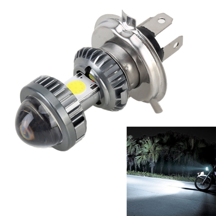 H4 DC9-18V / 4.7W (H)2.2W(L) / 6000K / 500LM Motorcycle LED Headlight with COB Lamp Beads - Headlights by PMC TechLife | Online Shopping South Africa | PMC TechLife | Buy Now Pay Later Mobicred