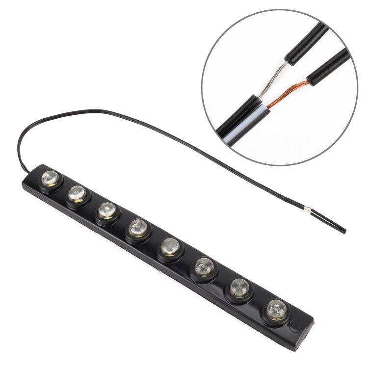 8LEDs SMD-5050 DC12V / 1.7W / 5500K / 87LM Car Daytime Running Light - Running Lights by PMC Jewellery | Online Shopping South Africa | PMC Jewellery | Buy Now Pay Later Mobicred