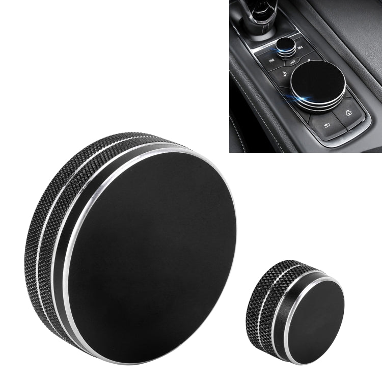 2 PCS Car Metal Central Control Knob Case for Cadillac (Black) - Decoration Rings by PMC Jewellery | Online Shopping South Africa | PMC Jewellery | Buy Now Pay Later Mobicred