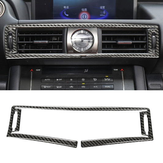 Car Carbon Fiber Central Control Air Outlet Decorative Sticker for Lexus IS250 2013-, Left Drive - Car Interior Mouldings by PMC Jewellery | Online Shopping South Africa | PMC Jewellery | Buy Now Pay Later Mobicred