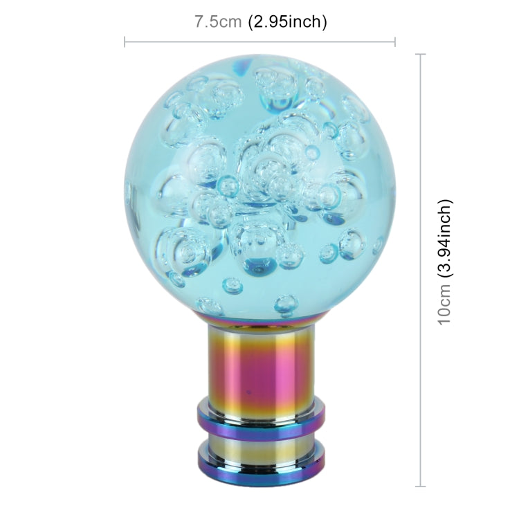 Universal Car Ball Shape Gear Head Gear Shift Knob (Cyan) - Shift Knob by PMC TechLife | Online Shopping South Africa | PMC TechLife | Buy Now Pay Later Mobicred