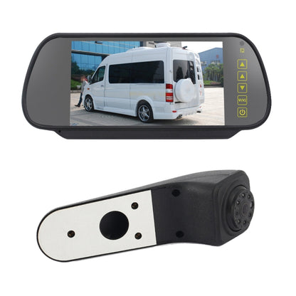 PZ475 Car Waterproof 170 Degree Brake Light View Camera + 7 inch Rearview Monitor for Volkswagen Crafter - Rear View Cameras by PMC Jewellery | Online Shopping South Africa | PMC Jewellery | Buy Now Pay Later Mobicred