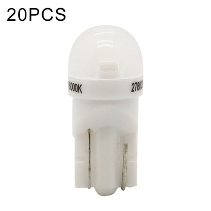 20 PCS T10 DC12V / 0.25W / 6500K / 20LM Car Round Head Plug-in Bubble Reading Light with 1LEDs SMD-3030 Lamps - Clearance Lights by PMC Jewellery | Online Shopping South Africa | PMC Jewellery | Buy Now Pay Later Mobicred