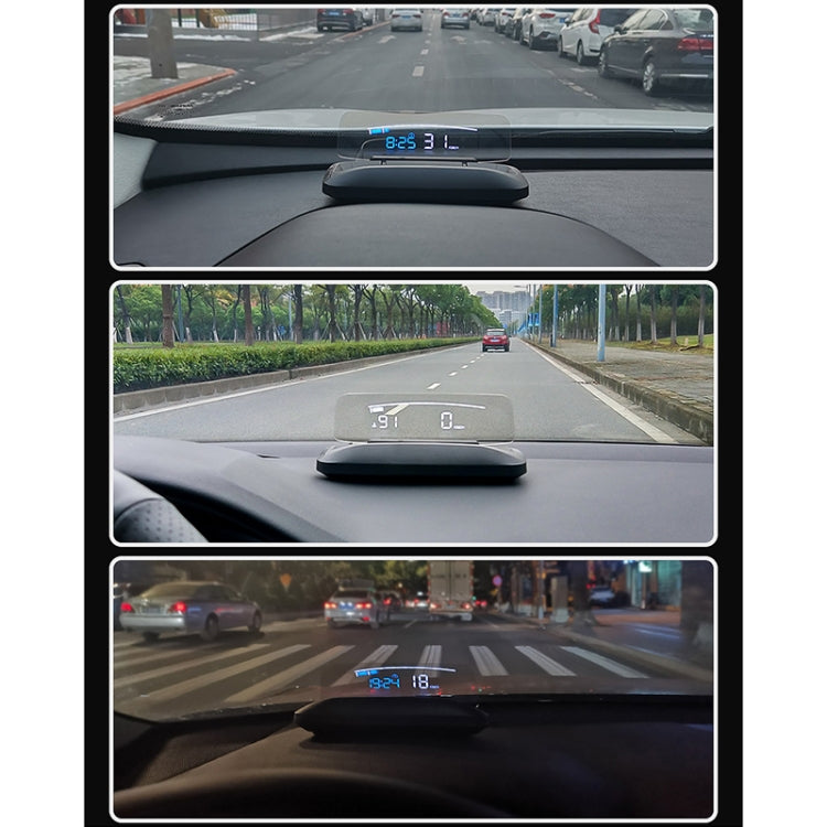 H402 Car 4 inch OBD Mode HUD Head-up Display Support Engine Failure Alarm / Water Temperature Alarm Voltage Alarm - Head Up Display System by PMC Jewellery | Online Shopping South Africa | PMC Jewellery | Buy Now Pay Later Mobicred