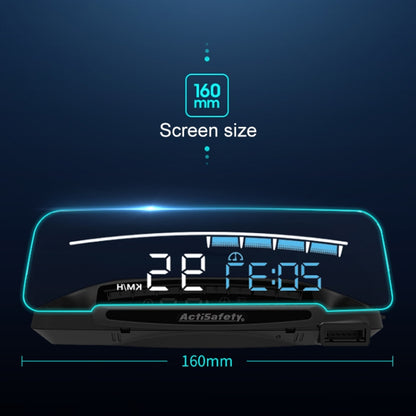 H402 Car 4 inch OBD Mode HUD Head-up Display Support Engine Failure Alarm / Water Temperature Alarm Voltage Alarm - Head Up Display System by PMC Jewellery | Online Shopping South Africa | PMC Jewellery | Buy Now Pay Later Mobicred