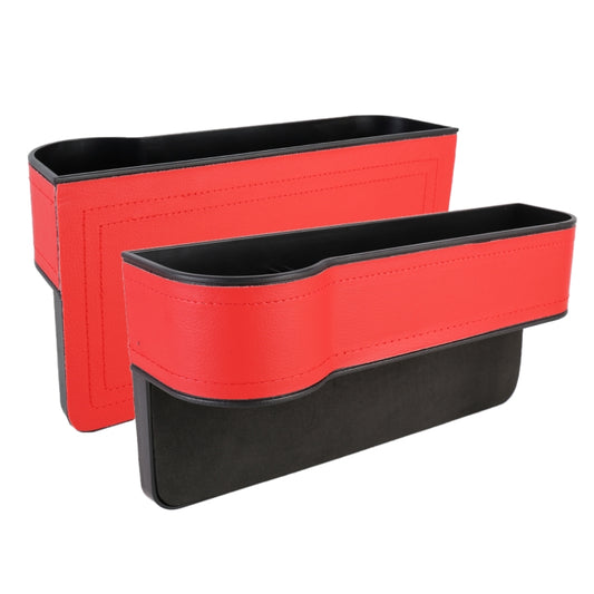 2 PCS Car Multi-functional Principal And Deputy Driver Seat Console Leather Box (Red) - Stowing Tidying by PMC Jewellery | Online Shopping South Africa | PMC Jewellery | Buy Now Pay Later Mobicred