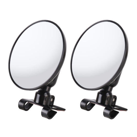 2 PCS Car Small Size Rearview Mirror Blind Spot Side Assistant Mirror (Black) - Convex Mirror & Accessories by PMC Jewellery | Online Shopping South Africa | PMC Jewellery | Buy Now Pay Later Mobicred