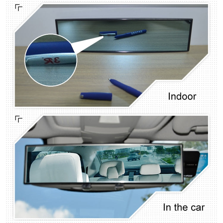 3R-282 Car Rearview Auxiliary Blue Mirror - Interior Mirrors by 3R | Online Shopping South Africa | PMC Jewellery | Buy Now Pay Later Mobicred