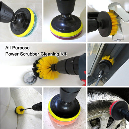 20 in 1 Floor Wall Window Glass Cleaning Descaling Electric Drill Brush Head Set - Sponges, Cloths & Brushes by PMC Jewellery | Online Shopping South Africa | PMC Jewellery | Buy Now Pay Later Mobicred