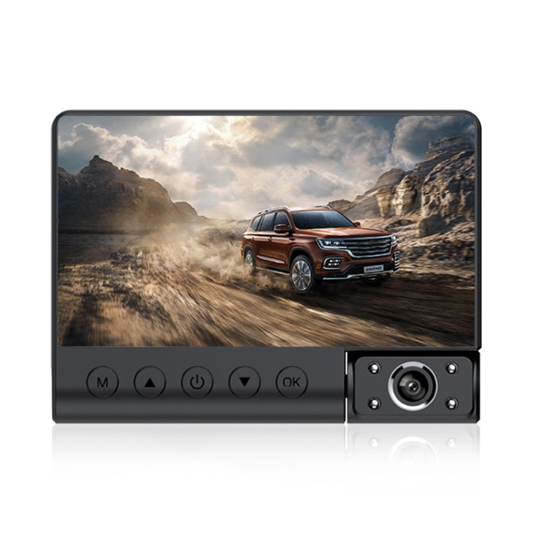 4 inch Car Rearview Mirror HD 1080P Three Recording Driving Recorder DVR Support Motion Detection / Loop Recording - Car DVRs by PMC Jewellery | Online Shopping South Africa | PMC Jewellery | Buy Now Pay Later Mobicred