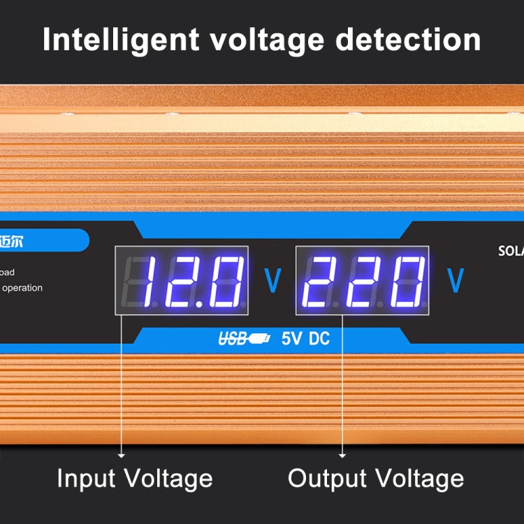 Carmaer Modified Sine Wave 60V to 220V 2200W Car Multi-function Double Digital Display Inverter Household Power Converter - Modified Square Wave by PMC Jewellery | Online Shopping South Africa | PMC Jewellery | Buy Now Pay Later Mobicred