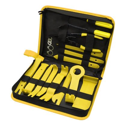 19 in 1 Car Audio Disassembly Tool Interior Disassembly Modification Tool (Yellow) - Hand Tool Sets by PMC Jewellery | Online Shopping South Africa | PMC Jewellery | Buy Now Pay Later Mobicred