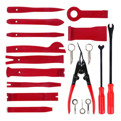 19 in 1 Car Audio Disassembly Tool Interior Disassembly Modification Tool (Blue + Red) - Hand Tool Sets by PMC Jewellery | Online Shopping South Africa | PMC Jewellery | Buy Now Pay Later Mobicred