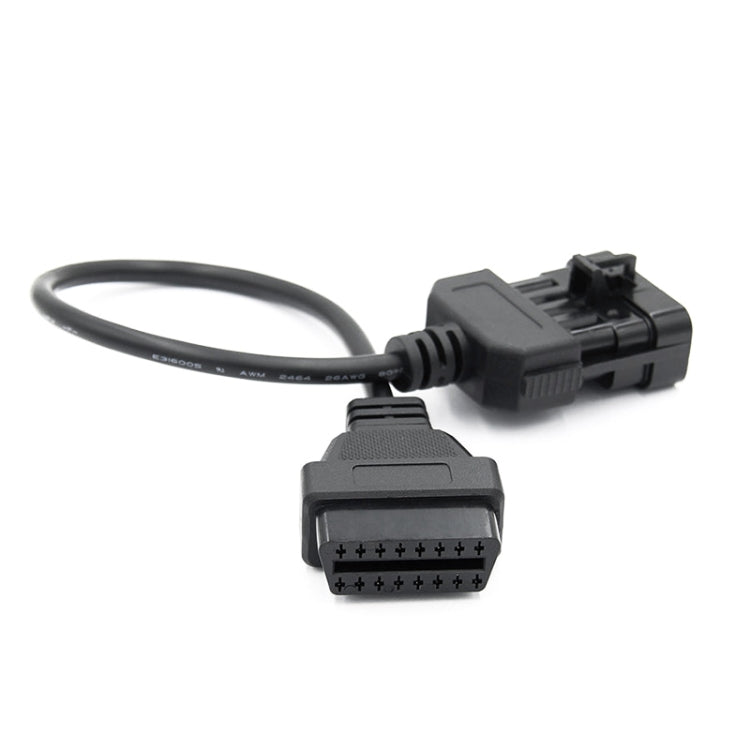 10Pin to 16Pin Car OBD2 Conversion Cable OBDII Diagnostic Adapter Cable for Opel - Cables & Connectors by PMC Jewellery | Online Shopping South Africa | PMC Jewellery | Buy Now Pay Later Mobicred