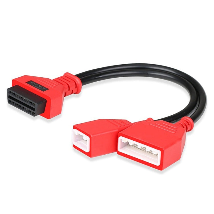 16 + 32 Pin External Thread to OBD2 Extension Cable for Nissan Sylphy - Cables & Connectors by PMC Jewellery | Online Shopping South Africa | PMC Jewellery | Buy Now Pay Later Mobicred