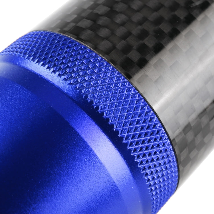 Universal Car Carbon Fiber Metal Gear Shift Knob (Blue) - Shift Knob by PMC Jewellery | Online Shopping South Africa | PMC Jewellery | Buy Now Pay Later Mobicred