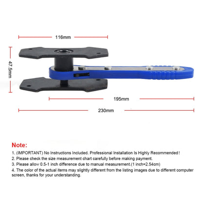 Car Ratchet Brake Piston Spreader Caliper Pad (Blue) - Others by PMC Jewellery | Online Shopping South Africa | PMC Jewellery | Buy Now Pay Later Mobicred