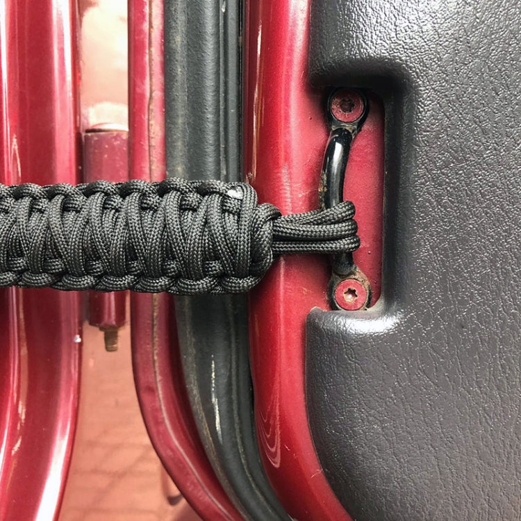 Car Door Limit Braided Rope Strap for Jeep Wrangler (Red) - Other Tools by PMC Jewellery | Online Shopping South Africa | PMC Jewellery | Buy Now Pay Later Mobicred