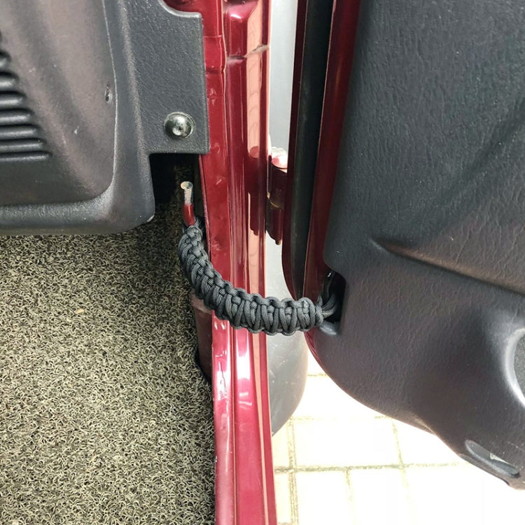 Car Door Limit Braided Rope Strap for Jeep Wrangler (Red) - Other Tools by PMC Jewellery | Online Shopping South Africa | PMC Jewellery | Buy Now Pay Later Mobicred