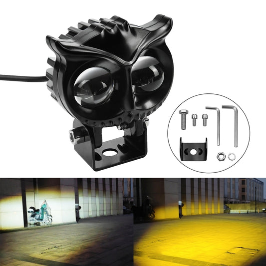 CS-1584A1 External Waterproof Double Lamp Bead LED Headlight Owl Bracket Type - LED Headlamps by PMC Jewellery | Online Shopping South Africa | PMC Jewellery | Buy Now Pay Later Mobicred