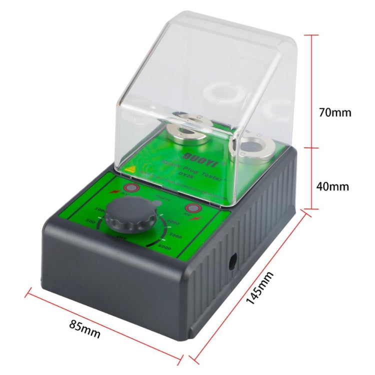 DUOYI DY28 Car Double Hole Spark Plug Tester, US Plug - free shipping - PMC TechLife - Order now!
