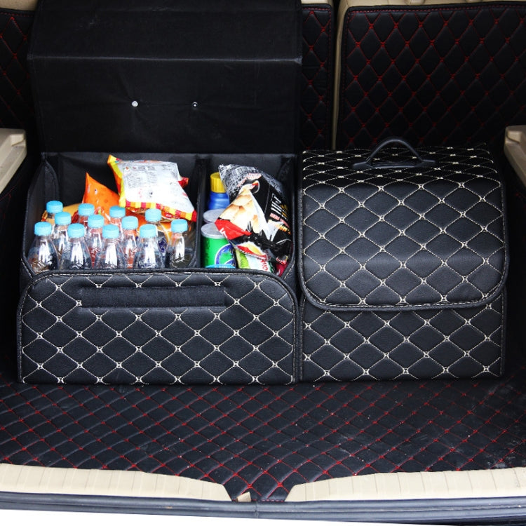 Car Trunk Foldable Storage Box, Checkered Middle Size: 40 x 32 x 30cm (Black Red) - Stowing Tidying by PMC Jewellery | Online Shopping South Africa | PMC Jewellery | Buy Now Pay Later Mobicred