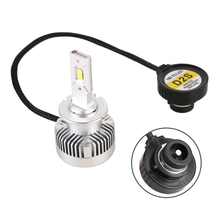 1 Pair D Series D2S Car HID Ballast to LED Headlight DC12V 35W 6000K 7000LM, CSP Lamp Bead - LED Headlamps by PMC TechLife | Online Shopping South Africa | PMC TechLife | Buy Now Pay Later Mobicred