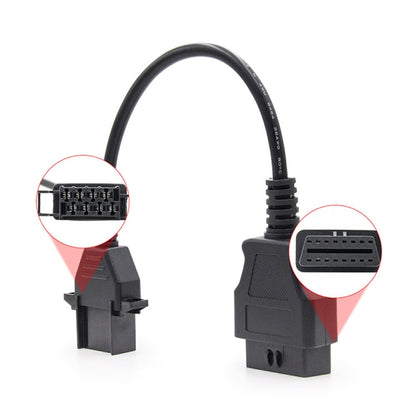 8Pin to 16Pin Car OBD2 Conversion Cable OBDII Diagnostic Adapter Cable for Volvo - Cables & Connectors by PMC Jewellery | Online Shopping South Africa | PMC Jewellery | Buy Now Pay Later Mobicred