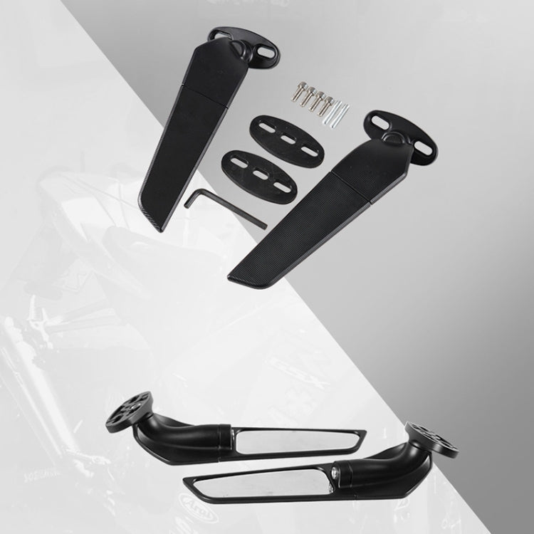 1 Pair Motorcycle Modified Wind Wing Adjustable Rotating Rearview Mirror - Side Mirrors by PMC TechLife | Online Shopping South Africa | PMC TechLife