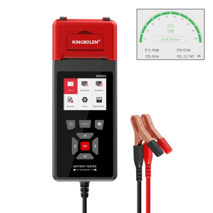 KINGBOLEN BM800 Car Digital Load Battery Tester with Printer Function - Electronic Test by PMC Jewellery | Online Shopping South Africa | PMC Jewellery | Buy Now Pay Later Mobicred