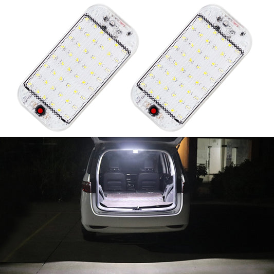 2 PCS ZS-3350 DC12-85V High Bright 48LEDs Lamp Beads Car Dome Light Cabin Light Bar - Dome Lights by PMC Jewellery | Online Shopping South Africa | PMC Jewellery | Buy Now Pay Later Mobicred