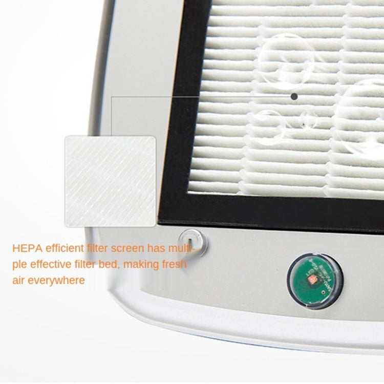 XJ-005 Car Solar Energy Negative Ion Smart USB Air Purifier (Black) - Air Purifier by PMC TechLife | Online Shopping South Africa | PMC TechLife | Buy Now Pay Later Mobicred