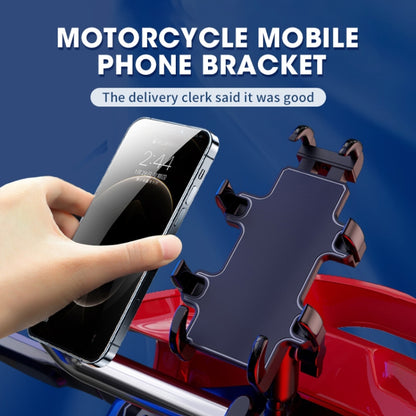 CS-1722A2 Motorcycle Rear Mirror Octopus Aluminum Alloy Phone Holder - Holder by PMC Jewellery | Online Shopping South Africa | PMC Jewellery | Buy Now Pay Later Mobicred