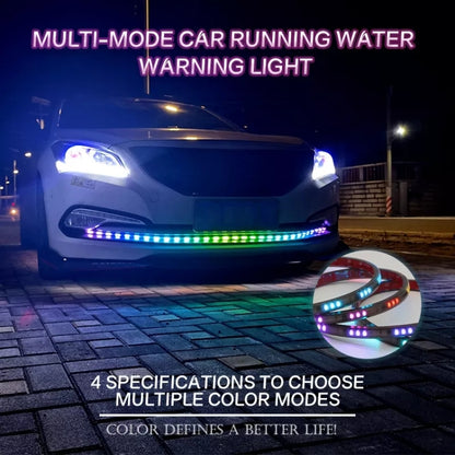 Z08-80CM 80cm DC12V-24V Car Front Grille LED RGB Daytime Running Lights Strip Colorful Lamp - Running Lights by PMC Jewellery | Online Shopping South Africa | PMC Jewellery | Buy Now Pay Later Mobicred