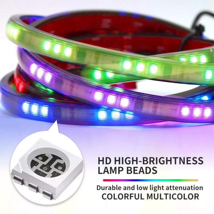S20-200CM 200cm DC12V-24V Car Rear LED RGB Daytime Running Lights Strip Colorful Lamp - Running Lights by PMC TechLife | Online Shopping South Africa | PMC TechLife | Buy Now Pay Later Mobicred