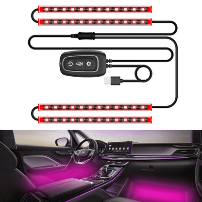 Y15 USB Car Colorful RGB Foot LED Atmosphere Light - Atmosphere lights by PMC Jewellery | Online Shopping South Africa | PMC Jewellery | Buy Now Pay Later Mobicred