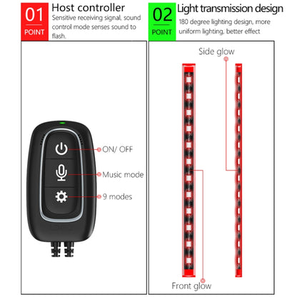 Y15 Cigarette Lighter Car Colorful RGB Foot LED Atmosphere Light - Atmosphere lights by PMC Jewellery | Online Shopping South Africa | PMC Jewellery | Buy Now Pay Later Mobicred