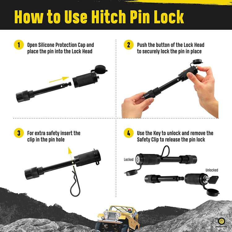 Trailer Hitch Lock Pin Set - Towing Bars by PMC TechLife | Online Shopping South Africa | PMC TechLife | Buy Now Pay Later Mobicred