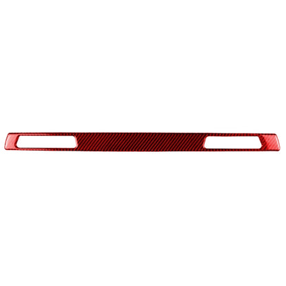 For BMW 3 Series E90 CarBon Fiber Car Water Cup Strip Decorative Sticker,Left Drive(Red) - Car Interior Mouldings by PMC Jewellery | Online Shopping South Africa | PMC Jewellery | Buy Now Pay Later Mobicred