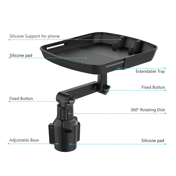 Car Food Rack Mobile Phone Holder - Car Holders by PMC TechLife | Online Shopping South Africa | PMC TechLife | Buy Now Pay Later Mobicred