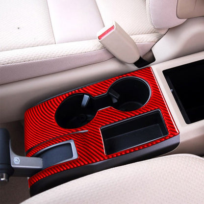 For Honda CRV 2007-2011 Carbon Fiber Car Water Cup Holder Panel Decorative Sticker, Left Drive (Red) - Car Interior Mouldings by PMC Jewellery | Online Shopping South Africa | PMC Jewellery | Buy Now Pay Later Mobicred