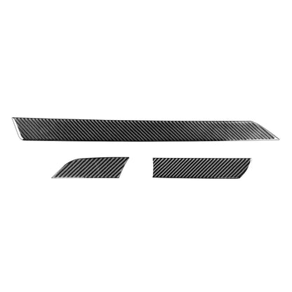 3 PCS / Set Carbon Fiber Car Center Console Decorative Sticker for Toyota Tundra 2014-2018, Right Driving - Car Interior Mouldings by PMC Jewellery | Online Shopping South Africa | PMC Jewellery | Buy Now Pay Later Mobicred