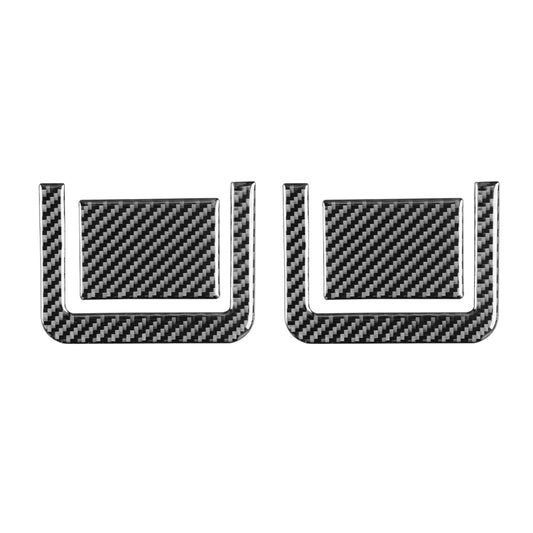 4 PCS / Set Carbon Fiber Car Rear Seat Adjustment Panel Decorative Sticker for Toyota Tundra 2014-2018, Left Right Driving Universal - Car Interior Mouldings by PMC Jewellery | Online Shopping South Africa | PMC Jewellery | Buy Now Pay Later Mobicred