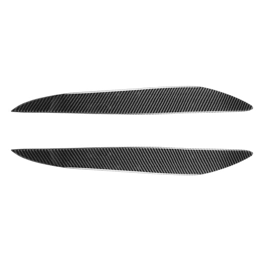 2 PCS / Set Carbon Fiber Car Lamp Eyebrow Decorative Sticker for Mazda 3 2010-2013 / M3 Xingcheng, Drop Glue Version - Lamp Decoration by PMC Jewellery | Online Shopping South Africa | PMC Jewellery | Buy Now Pay Later Mobicred