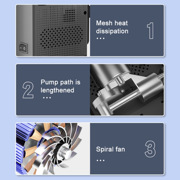 12V Portable Car Tire Air Pump Style:Digital Display Version - Inflatable Pump by PMC TechLife | Online Shopping South Africa | PMC TechLife