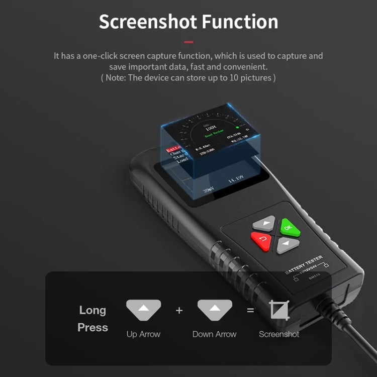 BM510 Car 6V / 12V / 24V Battery Tester Analyzer - Electronic Test by PMC Jewellery | Online Shopping South Africa | PMC Jewellery | Buy Now Pay Later Mobicred