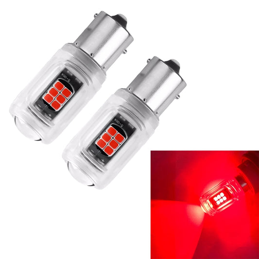 2pcs 1156 DC12V / 2.16W / 0.18A / 480LM Car LED Turn Signal Light(Red Light) - Arrow Turn Lights by PMC Jewellery | Online Shopping South Africa | PMC Jewellery | Buy Now Pay Later Mobicred